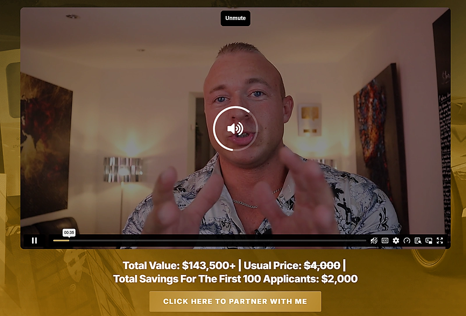 7 Figure Accelerator offer — Total Value $143,500+, Usual Price $4,000, Total Savings For The First 100 Applicants $2,000